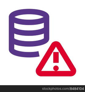 Error warning notification on a secure database network