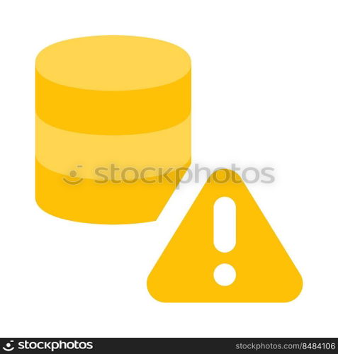 Error warning notification on a secure database network