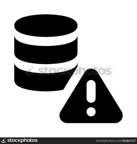 Error warning notification on a secure database network