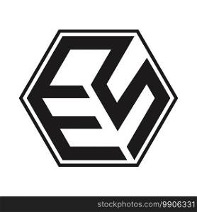 ES letter logo,symbol icon template design