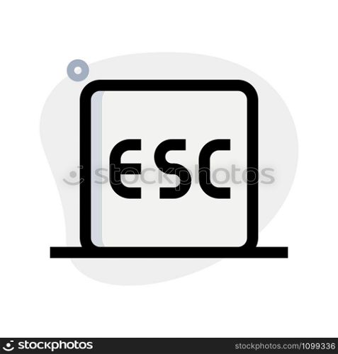Escape or skip function key in computer keyboard