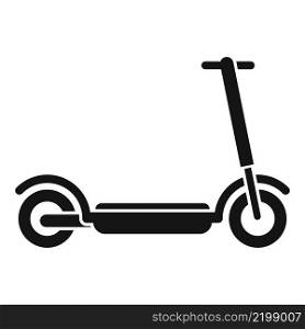 Escooter icon simple vector. Electric scooter. Kick transport. Escooter icon simple vector. Electric scooter