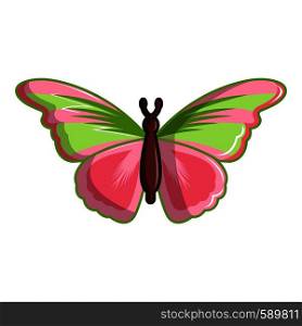 Esmeralda butterfly icon. Cartoon illustration of esmeralda butterfly vector icon for web design. Esmeralda butterfly icon, cartoon style