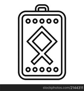 Esoteric amulet icon outline vector. Magic nazar. Spiritual religion. Esoteric amulet icon outline vector. Magic nazar