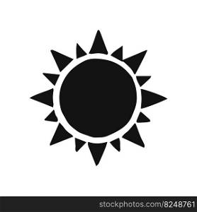 Esoteric symbols sun. Alchemy mystical magic elements for prints, posters, illustrations and patterns.