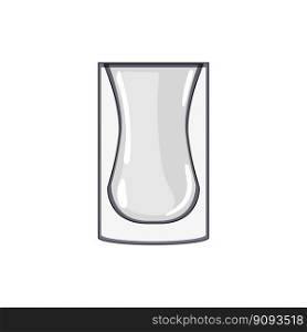 espresso coffee glass cartoon. espresso coffee glass sign. isolated symbol vector illustration. espresso coffee glass cartoon vector illustration