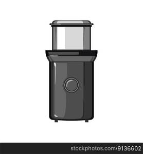 espresso coffee grinder electric cartoon. espresso coffee grinder electric sign. isolated symbol vector illustration. espresso coffee grinder electric cartoon vector illustration