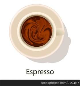 Espresso icon. Cartoon illustration of espresso vector icon for web. Espresso icon, cartoon style