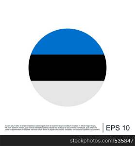 Estonia Flag Icon Template