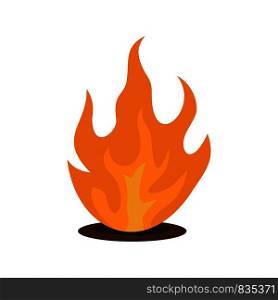 Eternal fire icon. Flat illustration of eternal fire vector icon for web isolated on white. Eternal fire icon, flat style