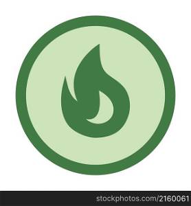 eternal flame circle icon
