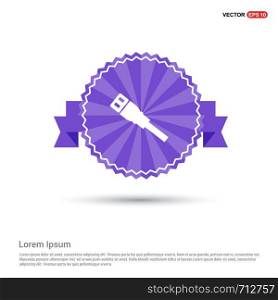 Ethernet Cable Icon - Purple Ribbon banner