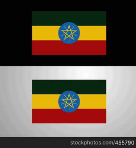 Ethiopia Flag banner design