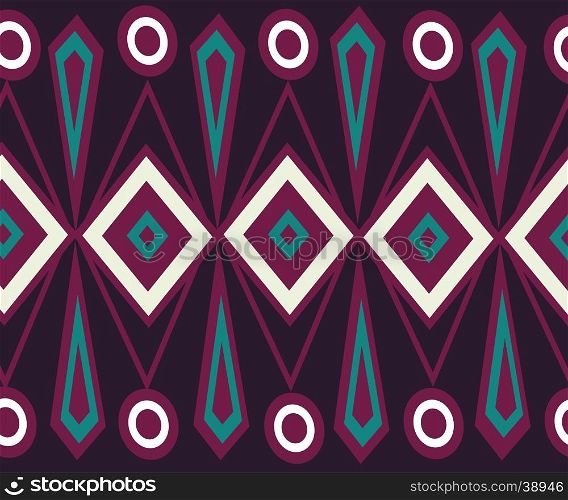 Ethnic Abstract bright pattern background. Vector illustration.