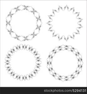 Ethnic Frame Ornamental Isolated Vector Illustration EPS10. Ethnic Frame Ornamental Vector Illustration