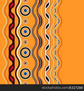 Ethnic seamless pattern. Australian traditional geometric ornament. Ethnic seamless pattern. Australian traditional geometric ornament.