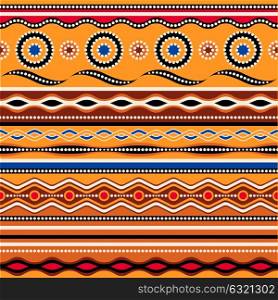 Ethnic seamless pattern. Australian traditional geometric ornament. Ethnic seamless pattern. Australian traditional geometric ornament.
