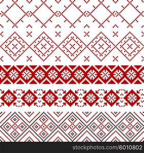 Ethnic seamless pattern. Ethnic seamless pattern vector geometric design ornament