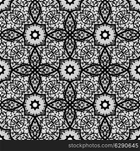 ethnic seamless pattern. Indian ornament, flora pattern, mandala. range, circle, round, disk. abstract seamless pattern