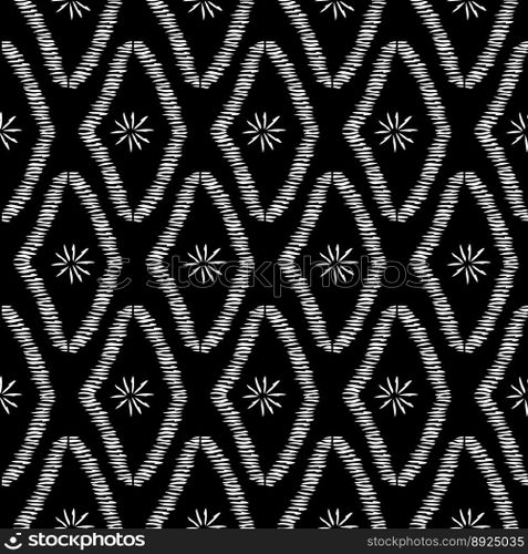 Ethnic seamless pattern vector image