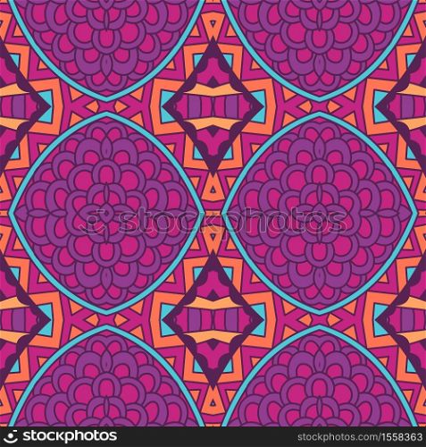 Ethnic seamless pattern. Vector tribal background. Aztec and indian style, vintage print.. Tribal vintage abstract geometric ethnic seamless pattern ornamental. Aztec gypsy tribal style