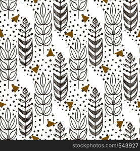 Ethnic seamless pattern with stylish trees. Endless texture for fabric, textile, covers, backgrounds, wrapping, package design . Ethnic seamless pattern with stylish trees. Endless texture for fabric, textile, covers, backgrounds, wrapping, package design .