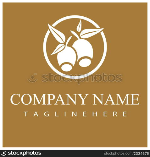 Eucalyptus leaves logo vector template design illustration