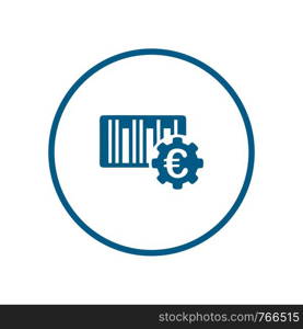 Euro Business finance logo icon template