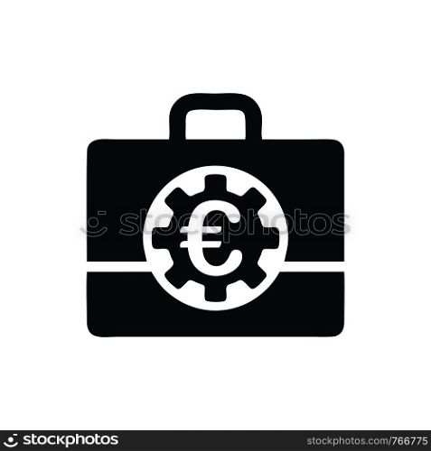 Euro Business finance logo icon template