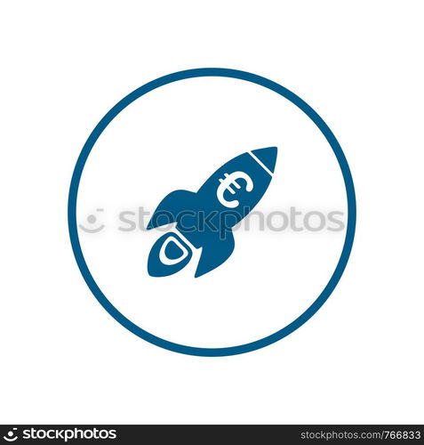 Euro Business finance logo icon template