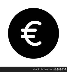 euro currency, icon on isolated background