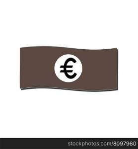 euro currency icon vector illustration symbol design