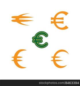 euro currency symbol vektor illustration design