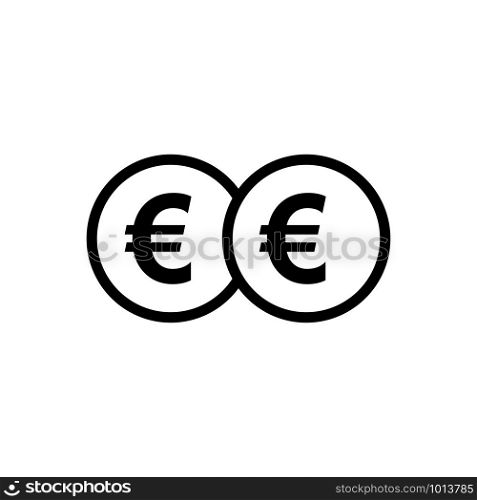 Euro icon trendy