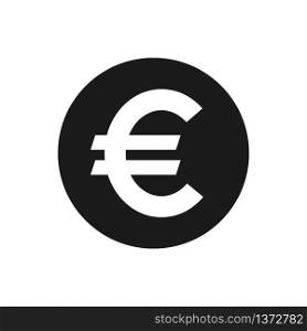 euro money symbol, money icon in trendy flat style