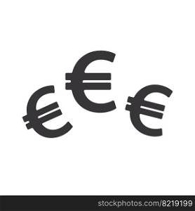 Euro symbol icon. vector illustration