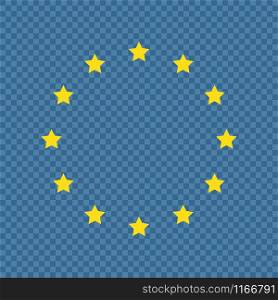 Europe union star vector illustration