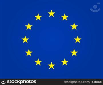 European flag. EU stars in circle. Euro union, Europe parliament. Yellow stars on blue background is symbol of Europa. Patriot of western. Texture of nation, state, study, tourism in eurozone. Vector.. European flag. EU stars in circle. Euro union, Europe parliament. Yellow stars on blue background is symbol of Europa. Patriot of western. Texture of nation, state, study, tourism in eurozone. Vector
