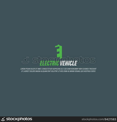 ev logo vector