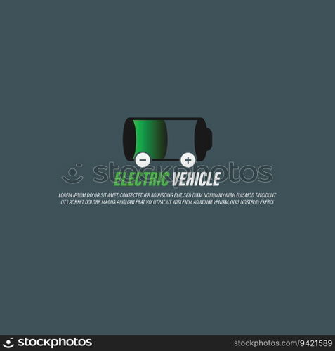 ev logo vector