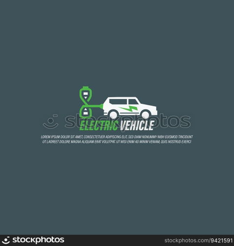 ev logo vector