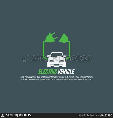 ev logo vector