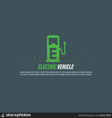 ev logo vector
