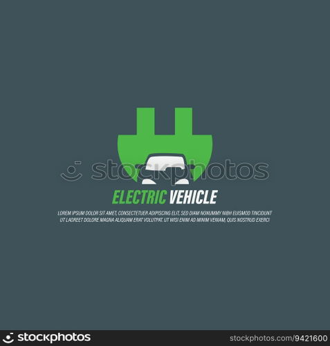 ev logo vector