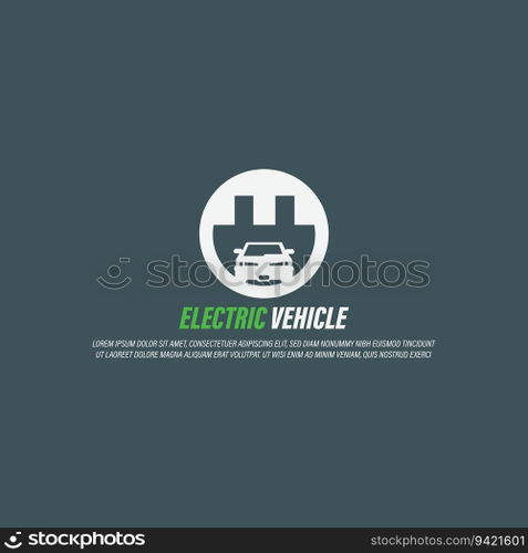 ev logo vector
