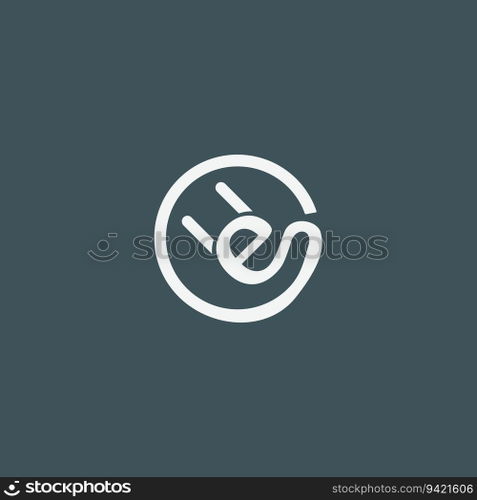 ev logo vector