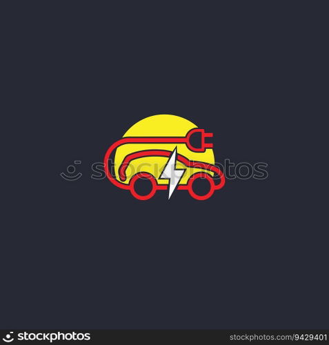ev logo vector