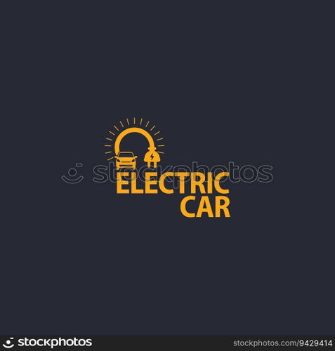 ev logo vector