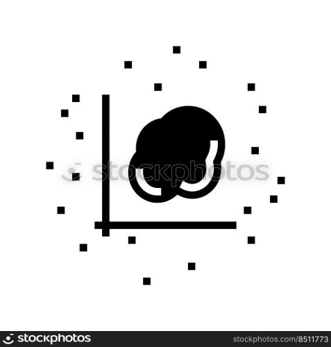 even borders mole glyph icon vector. even borders mole sign. isolated symbol illustration. even borders mole glyph icon vector illustration