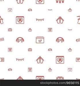 Event icons pattern seamless white background Vector Image
